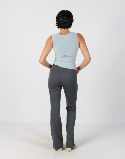Vintage Unbranded S casual trousers in grey, 3 of 4