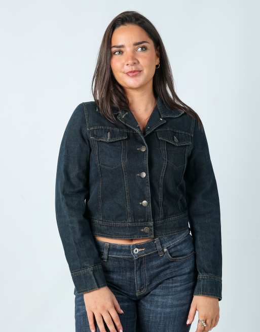 Vintage Unbranded S denim jacket in blue