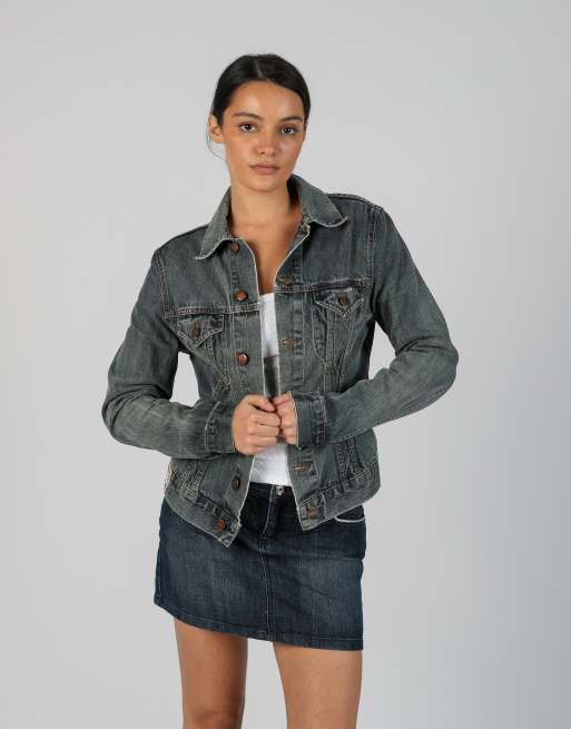 Vintage Unbranded S denim jacket in blue
