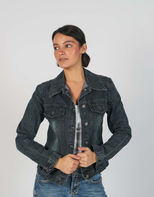 Vintage Unbranded S denim jacket in blue, 1 of 4