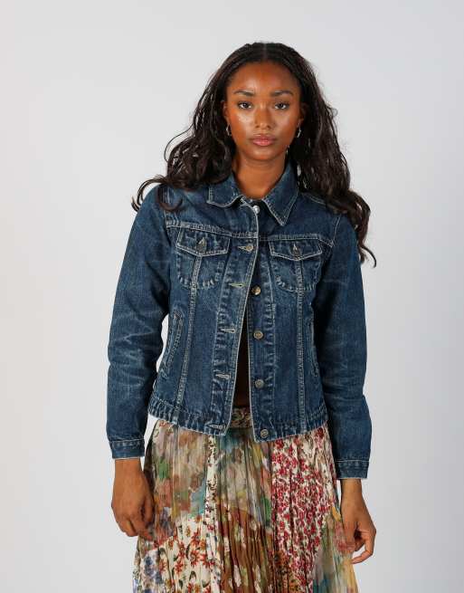 Vintage Unbranded S denim jacket in blue, 1 of 4