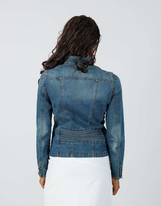 Vintage Unbranded S denim jacket in blue, 2 of 4
