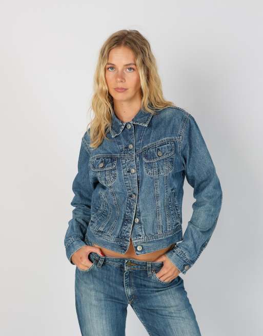 Vintage Unbranded S denim jacket in blue, 1 of 4