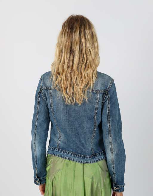 Vintage Unbranded S denim jacket in blue, 2 of 4