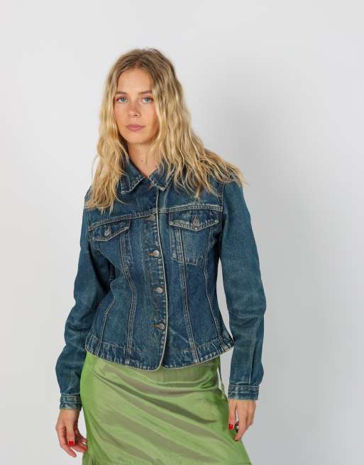 Vintage Unbranded S denim jacket in blue, 1 of 4
