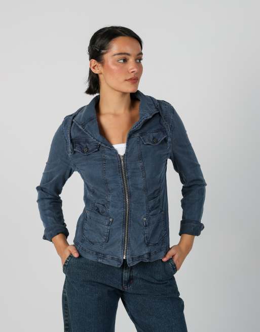 Vintage Unbranded S denim jacket in blue, 3 of 4
