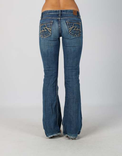 Vintage Unbranded S flare jeans in blue, 4 of 4