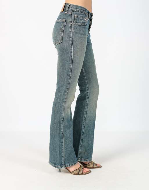 Vintage Unbranded S flare jeans in blue, 2 of 4