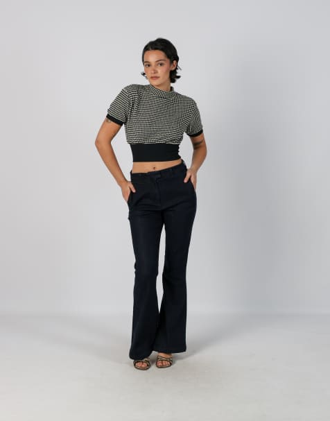 Vintage Unbranded S flare jeans in blue - view 1
