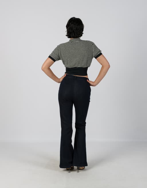 Vintage Unbranded S flare jeans in blue, 3 of 4