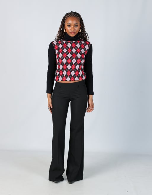 Vintage Unbranded S formal trousers in black