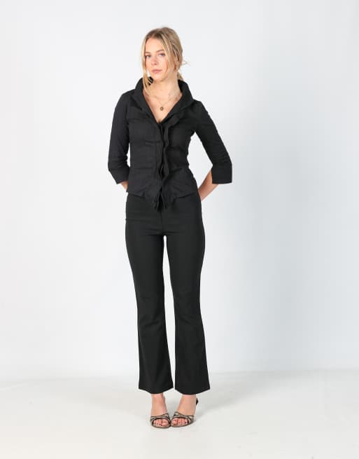 Vintage Unbranded S formal trousers in black