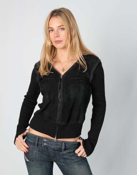 Vintage Unbranded S knitted jumper in black - view 1