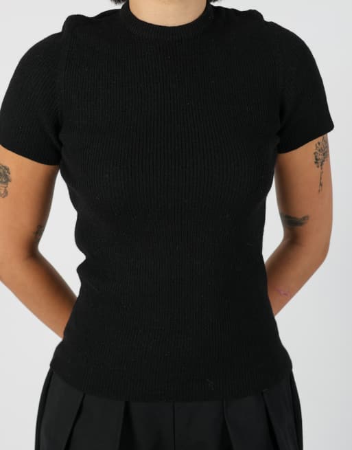 Vintage Unbranded S knitted jumper in black, 4 of 4