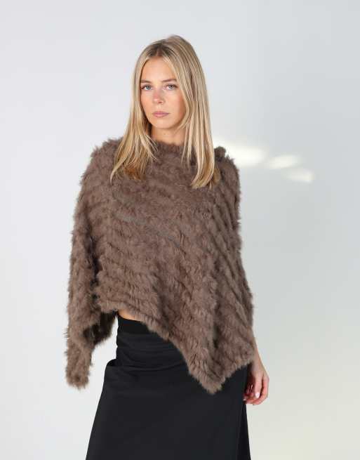 Vintage Unbranded S knitted jumper in brown