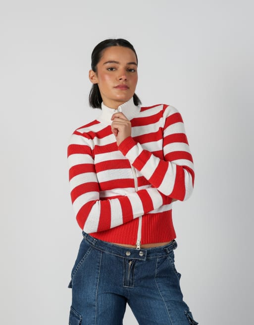 Vintage Unbranded S knitted jumper in ivory, 3 of 4