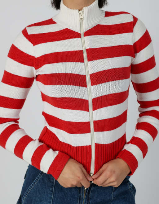 Vintage Unbranded S knitted jumper in ivory, 4 of 4