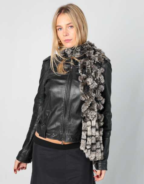 Vintage Unbranded S leather jacket in black - view 1