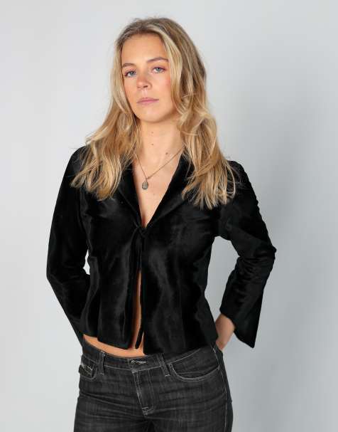 Vintage Unbranded S light jacket in black - view 1
