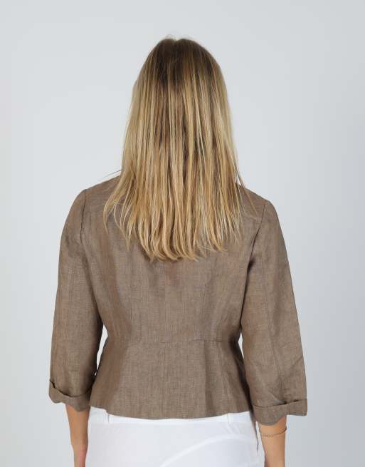 Vintage Unbranded S light jacket in brown, 2 of 4