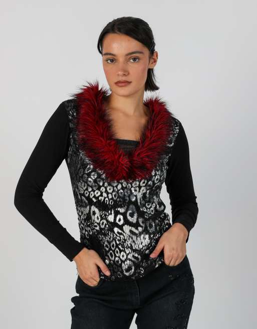Vintage Unbranded S long sleeve top in black, 1 of 4