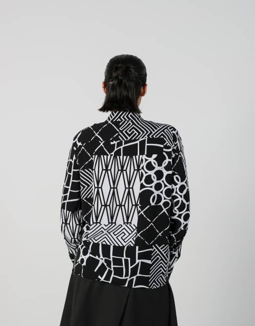 Vintage Unbranded S long sleeve top in black, 2 of 4