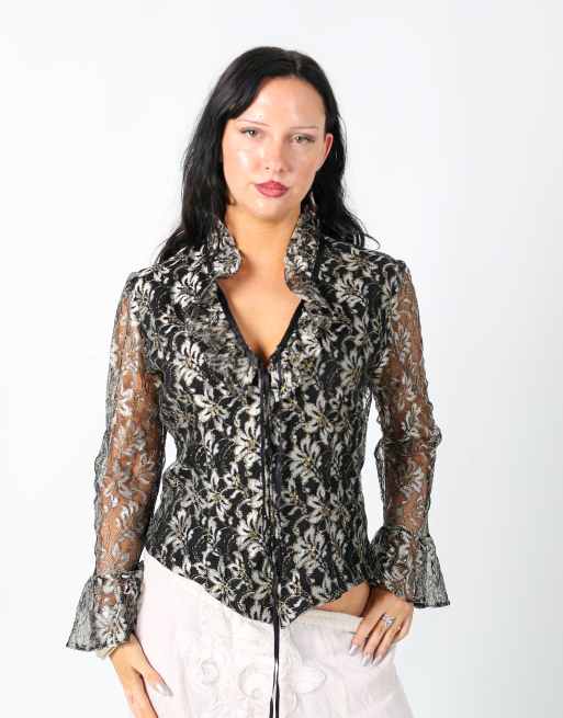 Vintage Unbranded S shirt in black