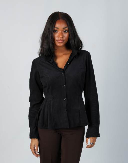 Vintage Unbranded S shirt in black