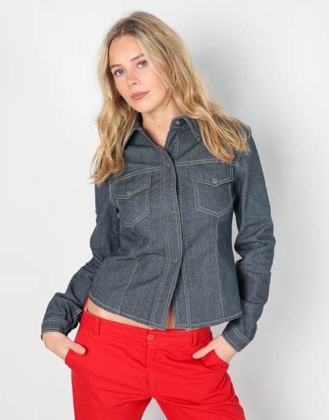 Vintage Unbranded S shirt in blue - view 1