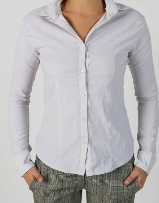 Vintage Unbranded S shirt in light grey, 4 of 4