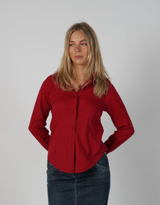Vintage Unbranded S shirt in red, 3 of 4