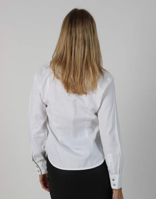 Vintage Unbranded S shirt in white, 2 of 4