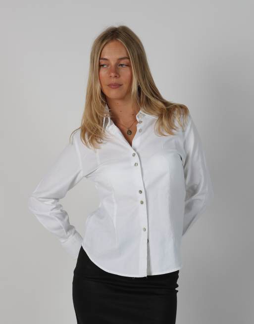 Vintage Unbranded S shirt in white, 3 of 4