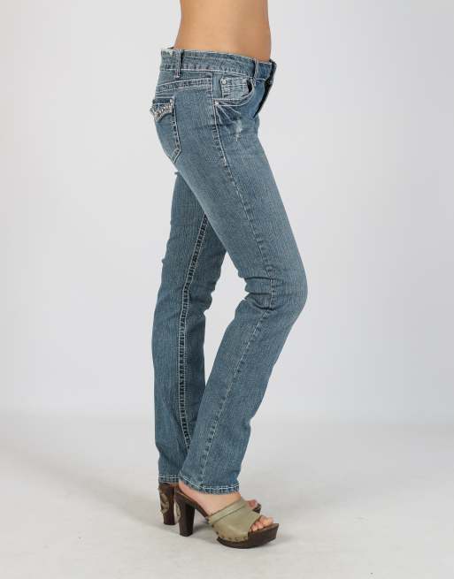 Vintage Unbranded S skinny jeans in blue, 2 of 4
