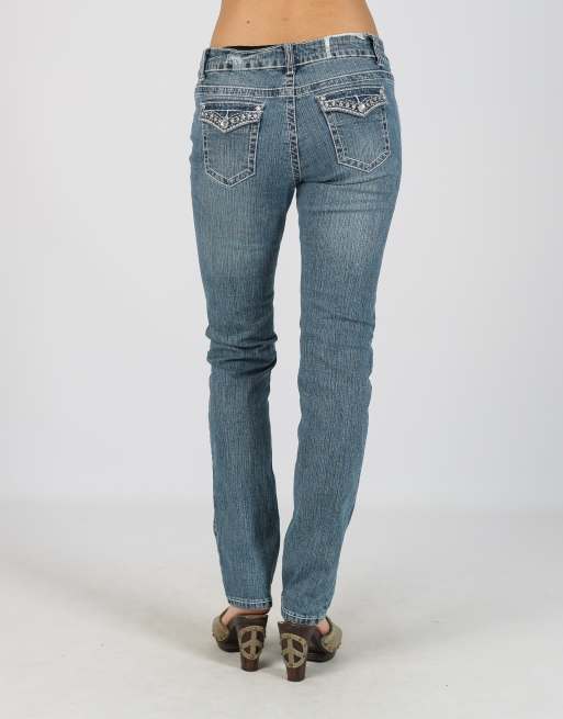 Vintage Unbranded S skinny jeans in blue, 4 of 4