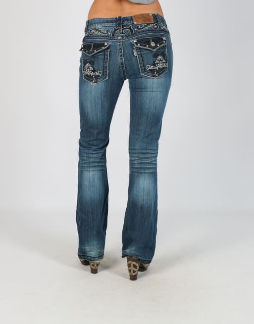 Vintage Unbranded S straight jeans in black, 4 of 4