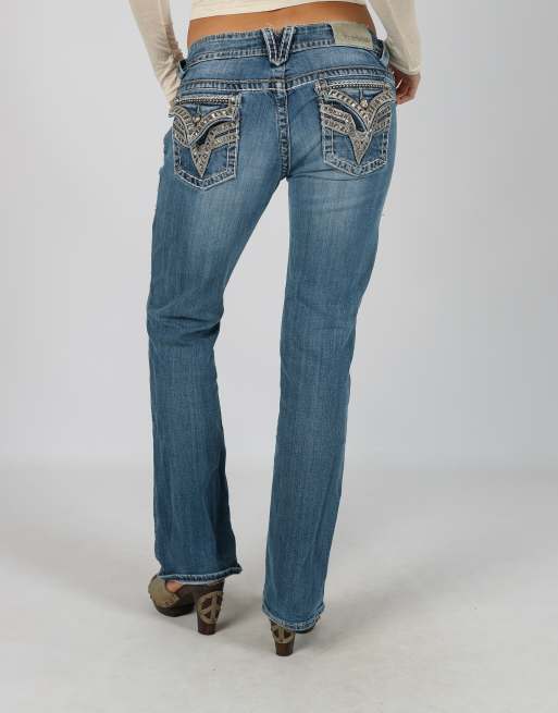 Vintage Unbranded S straight jeans in blue, 4 of 4