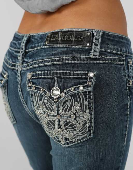 Vintage Unbranded S straight jeans in blue, 4 of 4