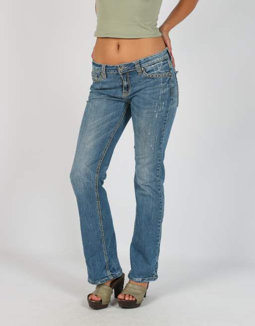 Vintage Unbranded S straight jeans in blue, 2 of 4