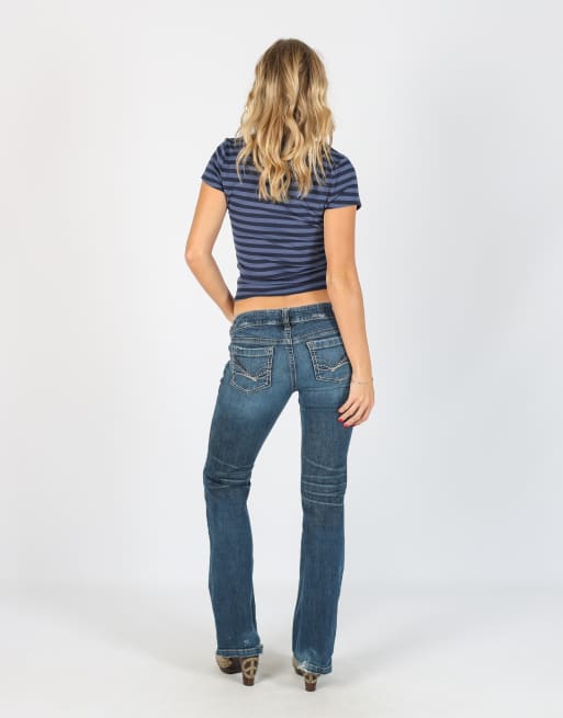 Vintage Unbranded S straight jeans in blue, 3 of 4