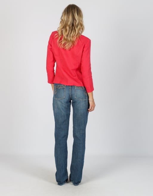 Vintage Unbranded S straight jeans in blue, 3 of 4