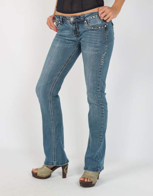 Vintage Unbranded S straight jeans in blue, 2 of 4