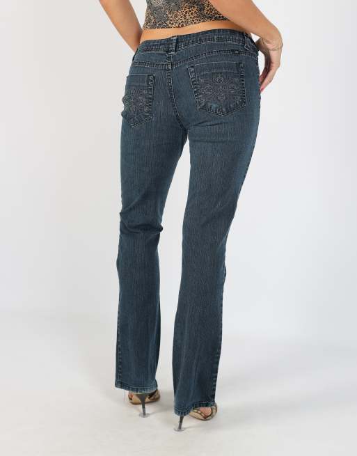 Vintage Unbranded S straight jeans in blue, 4 of 4