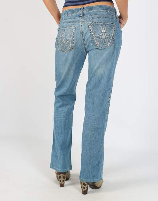 Vintage Unbranded S straight jeans in blue, 4 of 4