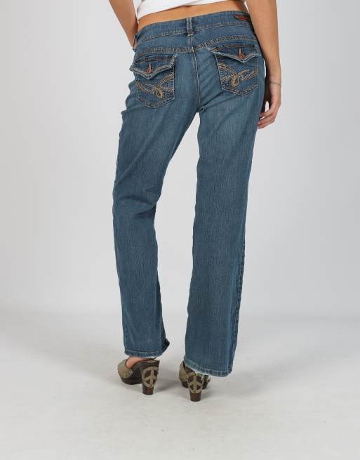 Vintage Unbranded S straight jeans in blue, 2 of 4