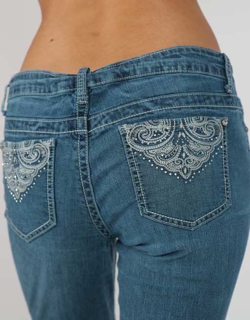 Vintage Unbranded S straight jeans in blue, 4 of 4