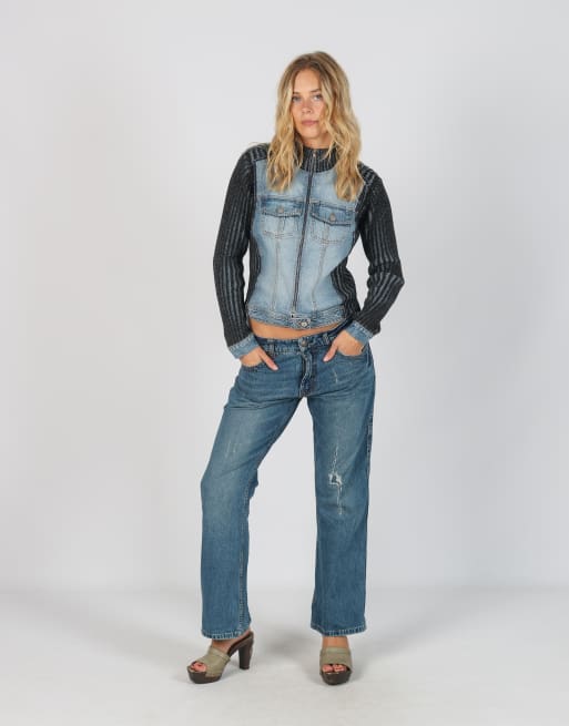 Vintage Unbranded S straight jeans in blue, 1 of 4