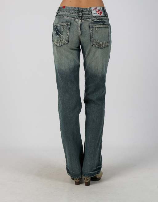 Vintage Unbranded S straight jeans in blue, 4 of 4