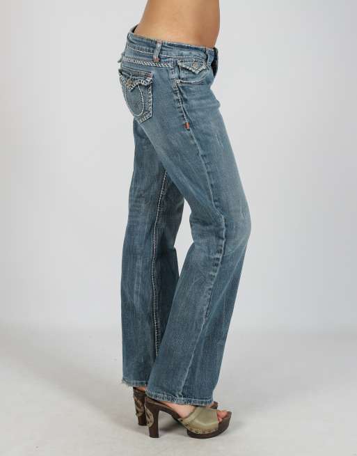 Vintage Unbranded S straight jeans in light blue, 2 of 4