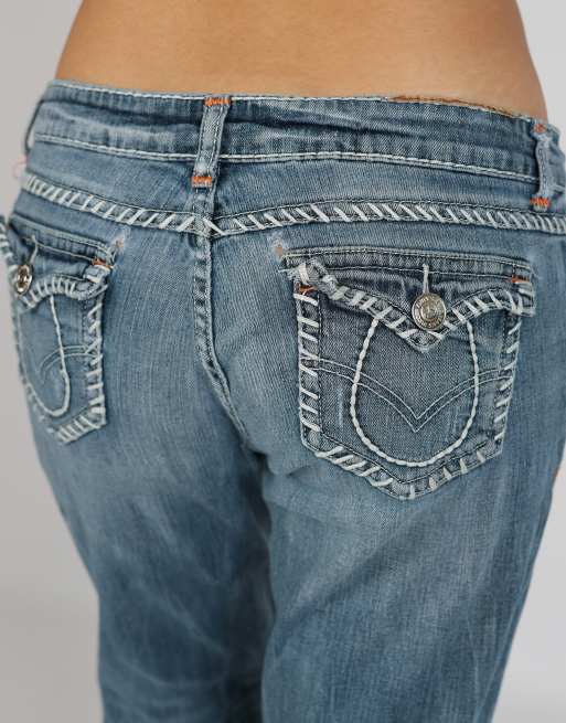 Vintage Unbranded S straight jeans in light blue, 4 of 4